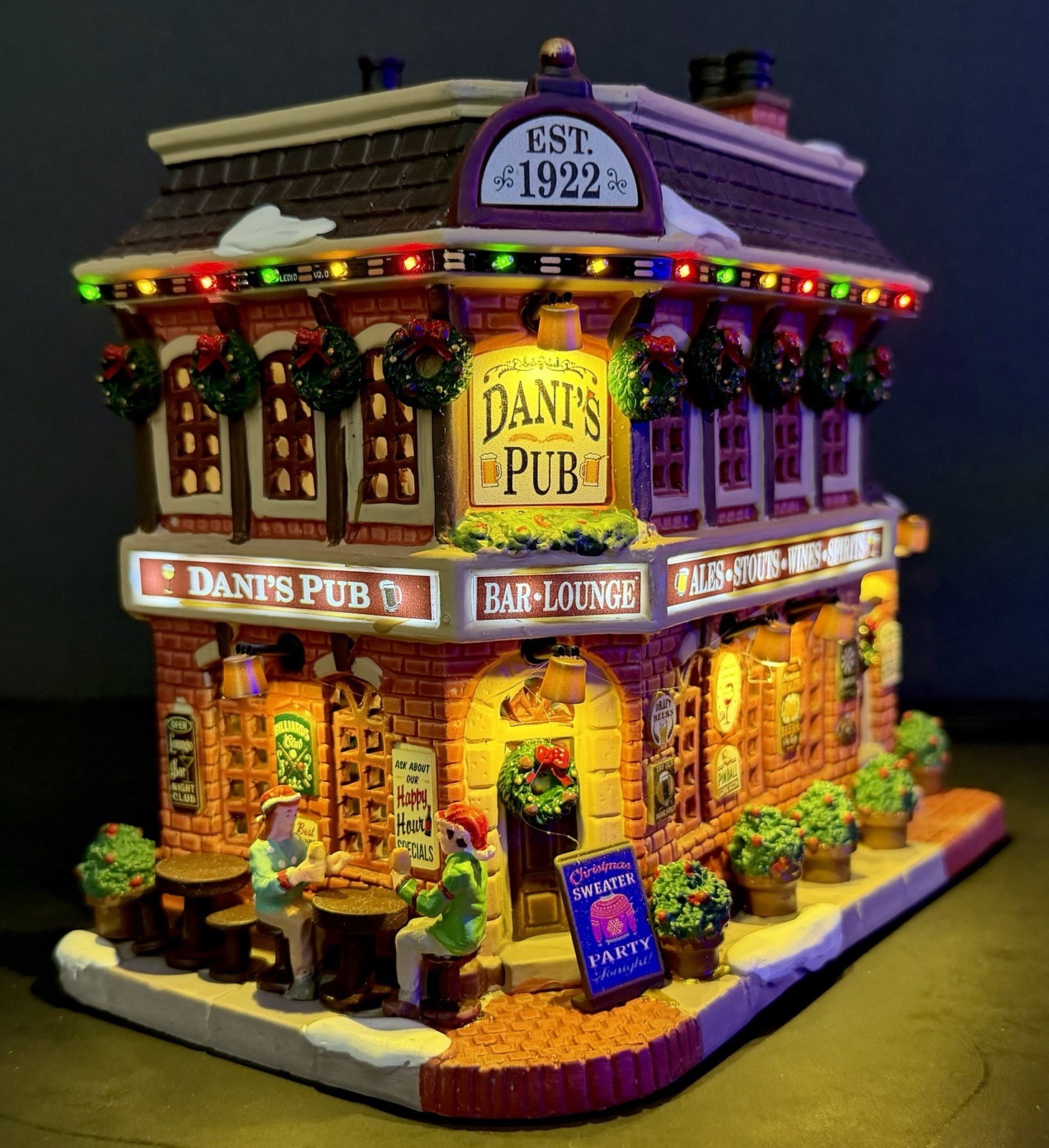 NEW For 2026 Lemax Christmas - Caddington Village: Dani’s Pub, Ships Now