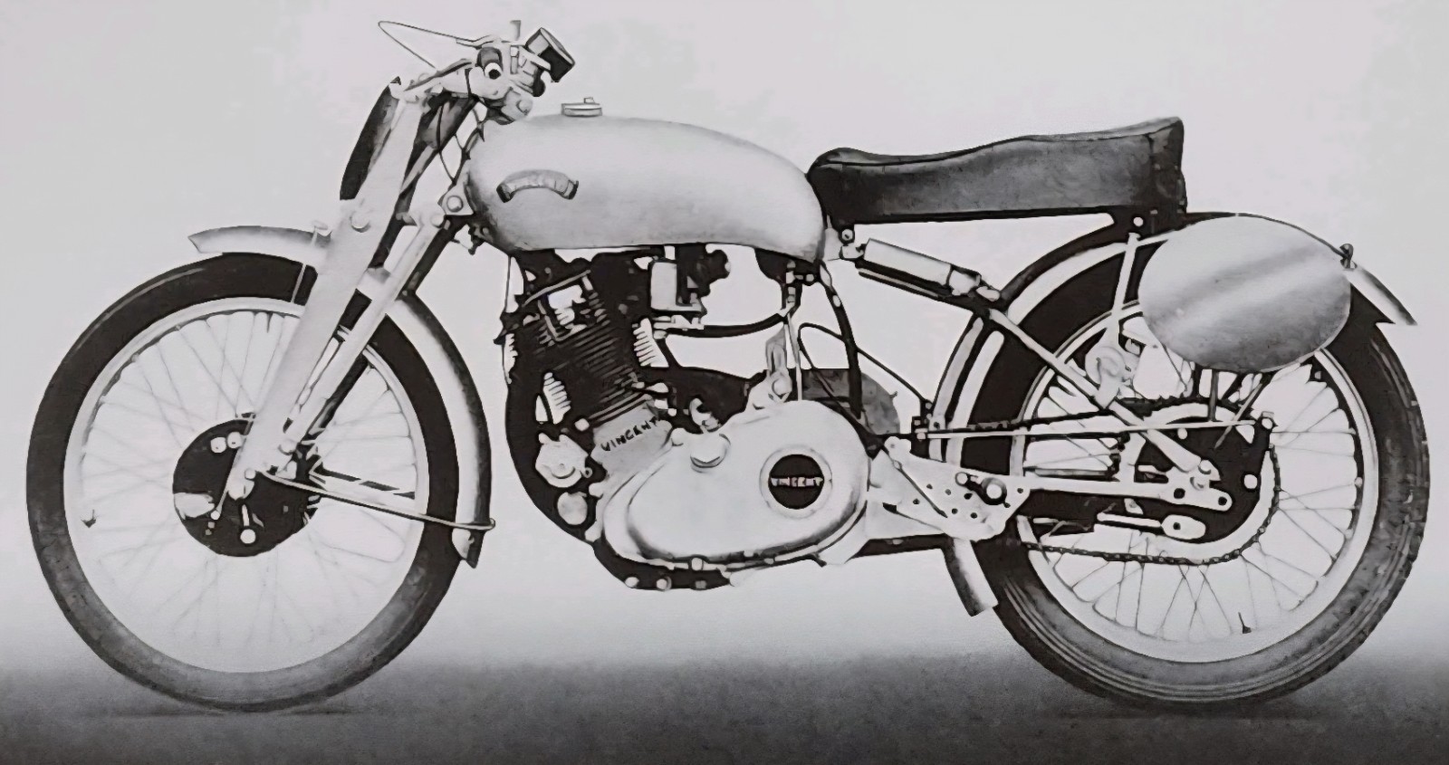 Vincent Flash Motorcycle Bike Picture Sheet Moto Original Vtg Article Decor