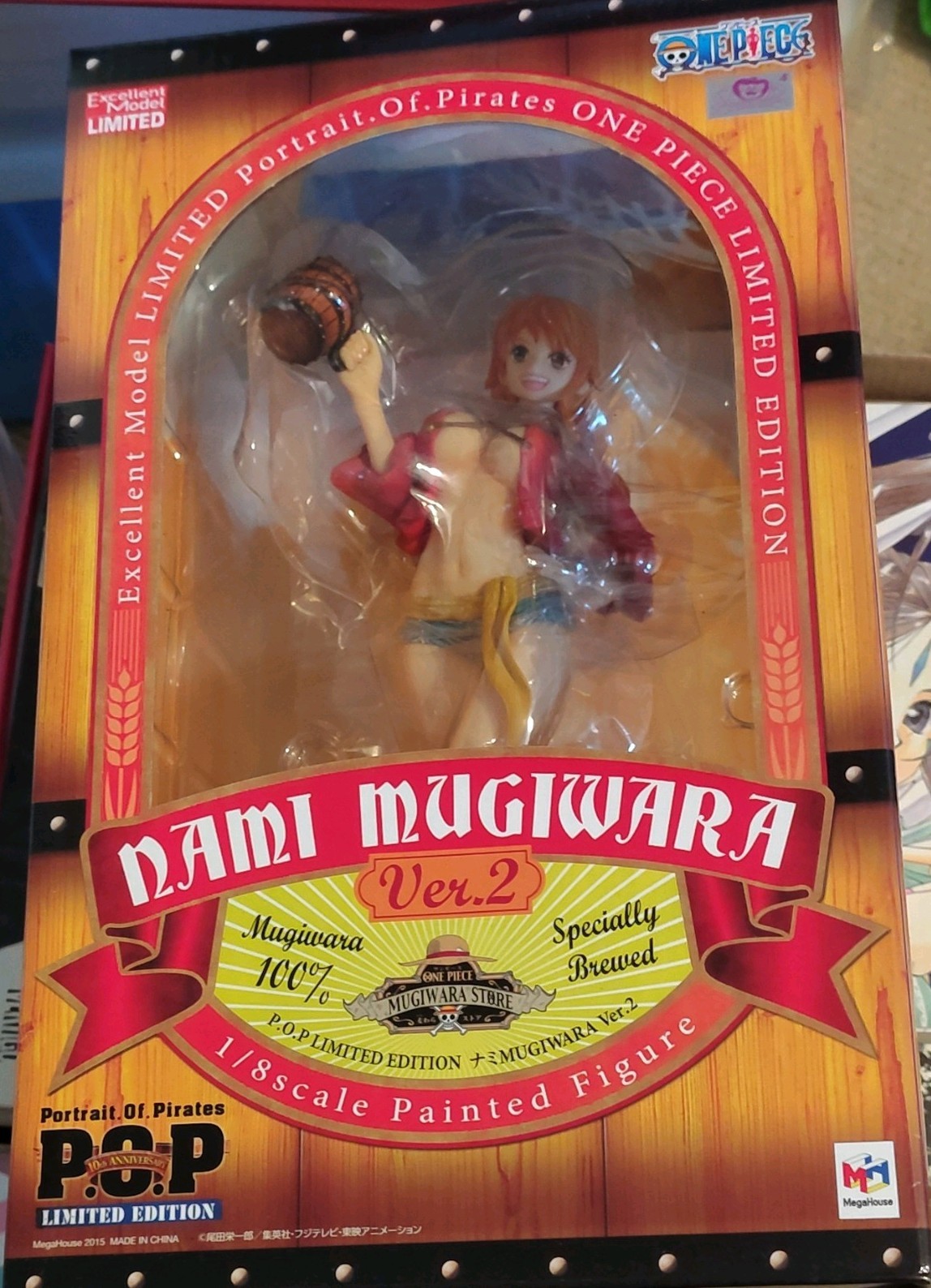 Nami MUGIWARA Ver.2 1/8 Figure P.O.P One Piece LIMITED EDITION Megahouse