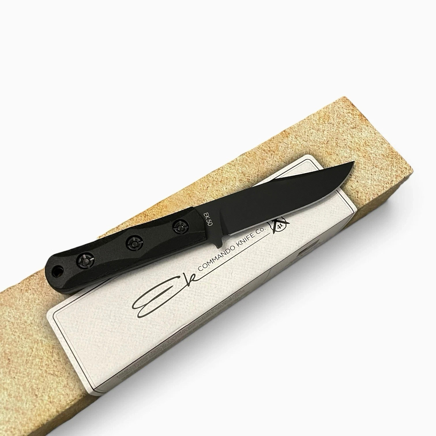 Ka-Bar Ek Commando Short Clip Point Fixed Blade Knife (5.06