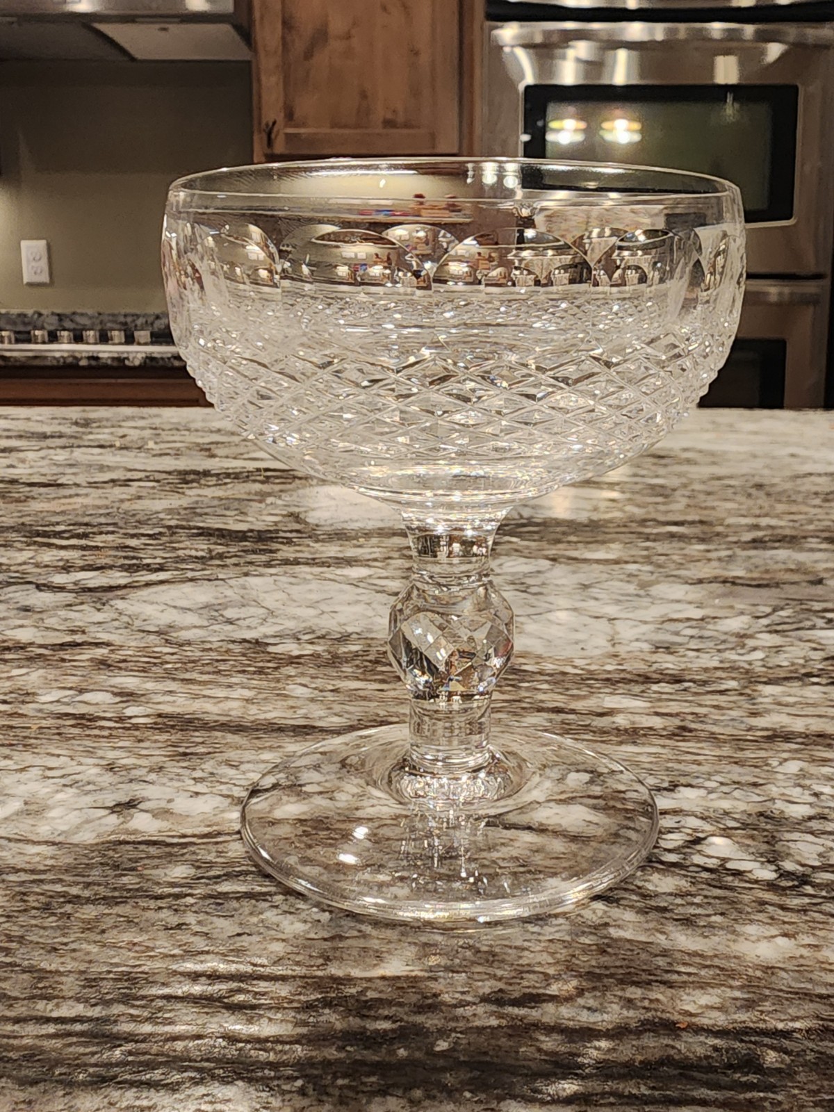 Vintage (1) Waterford Crystal Colleen Champagne Wide Sherbet Short Stem