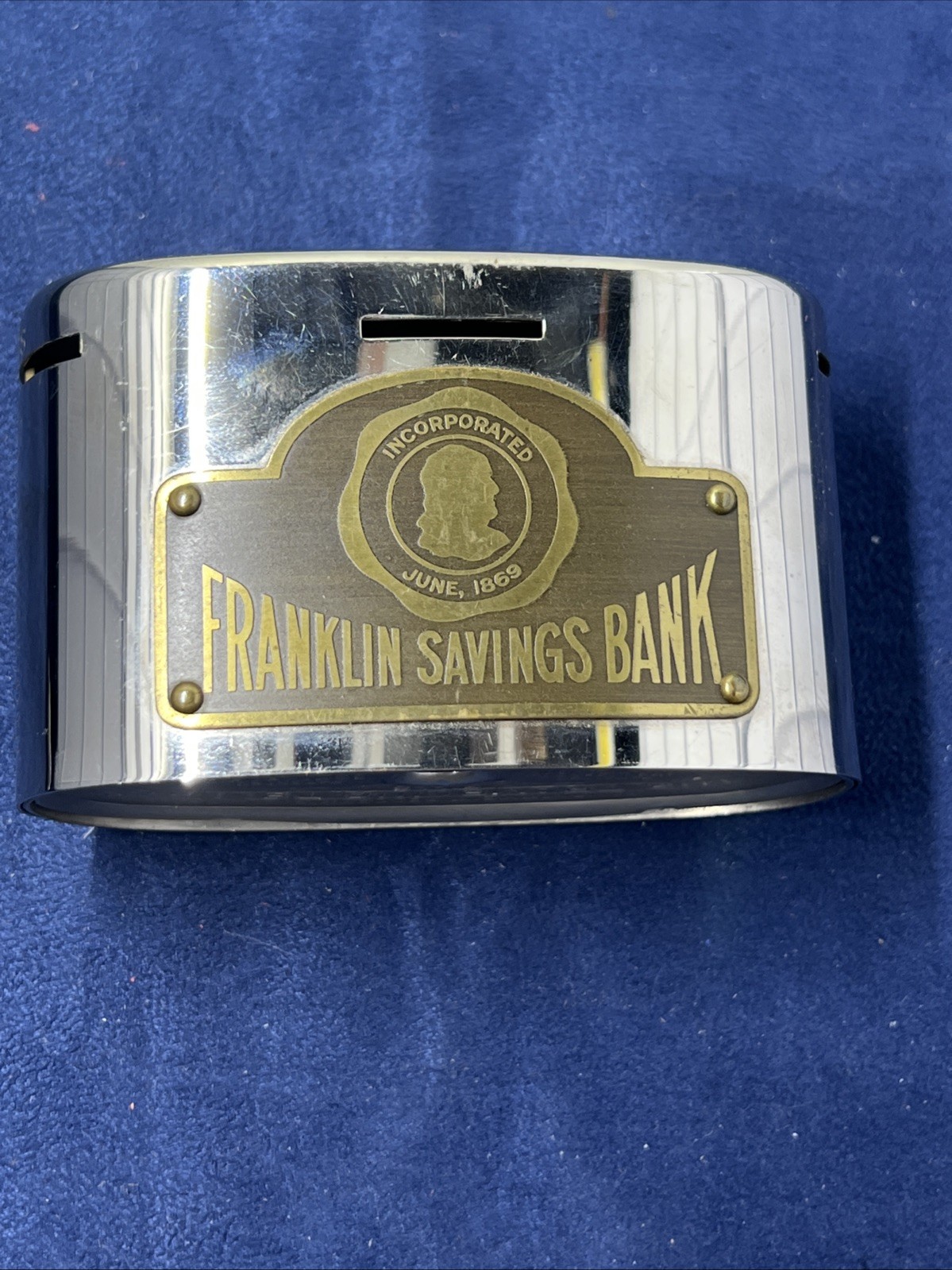 SCARCE |Traveling Teller Bank | Franklin Savings Bank Franklin, NH| LOT Z-547