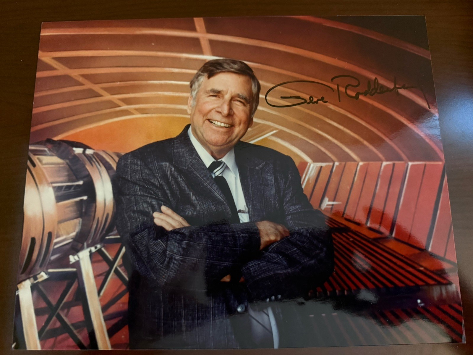 Gene Roddenberry Star Trek Creator RARE Hand  Signed Autograph 8x10 JSA COA WOW
