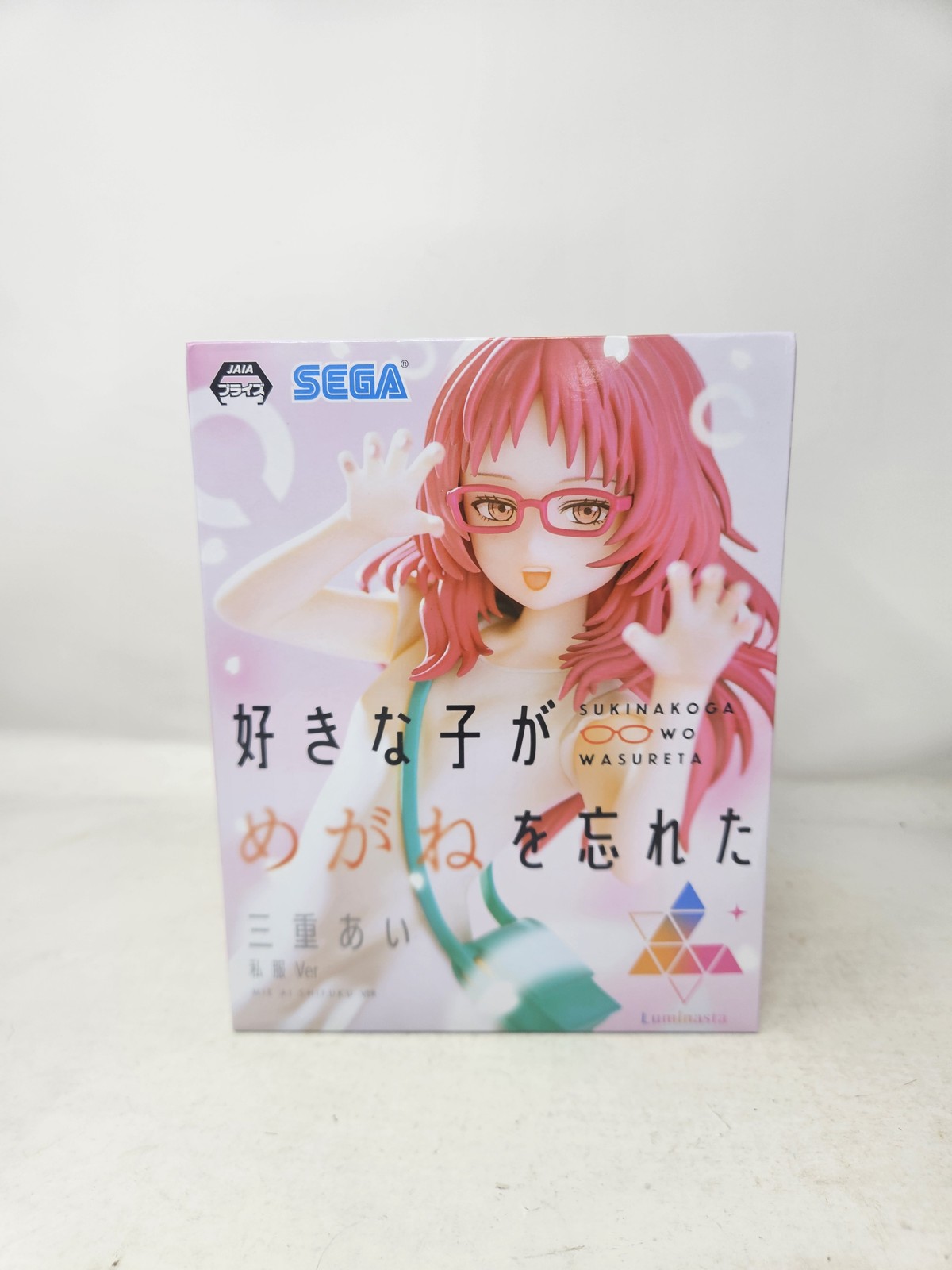 SEGA Luminasta The Girl I Like Forgot Her Glasses Ai Mie Figure Boxed US Seller