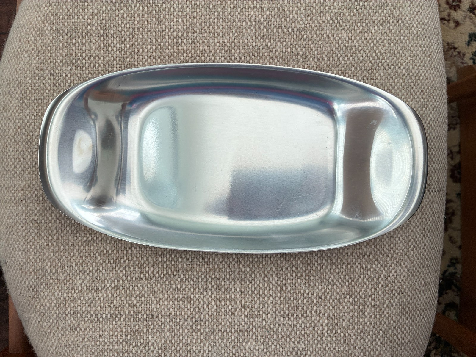 Vintage WMF Singapore Stainless Steel Oval Dish 12.5 Vintage WMF Singapore Stainless Steel Oval Dish 12.5