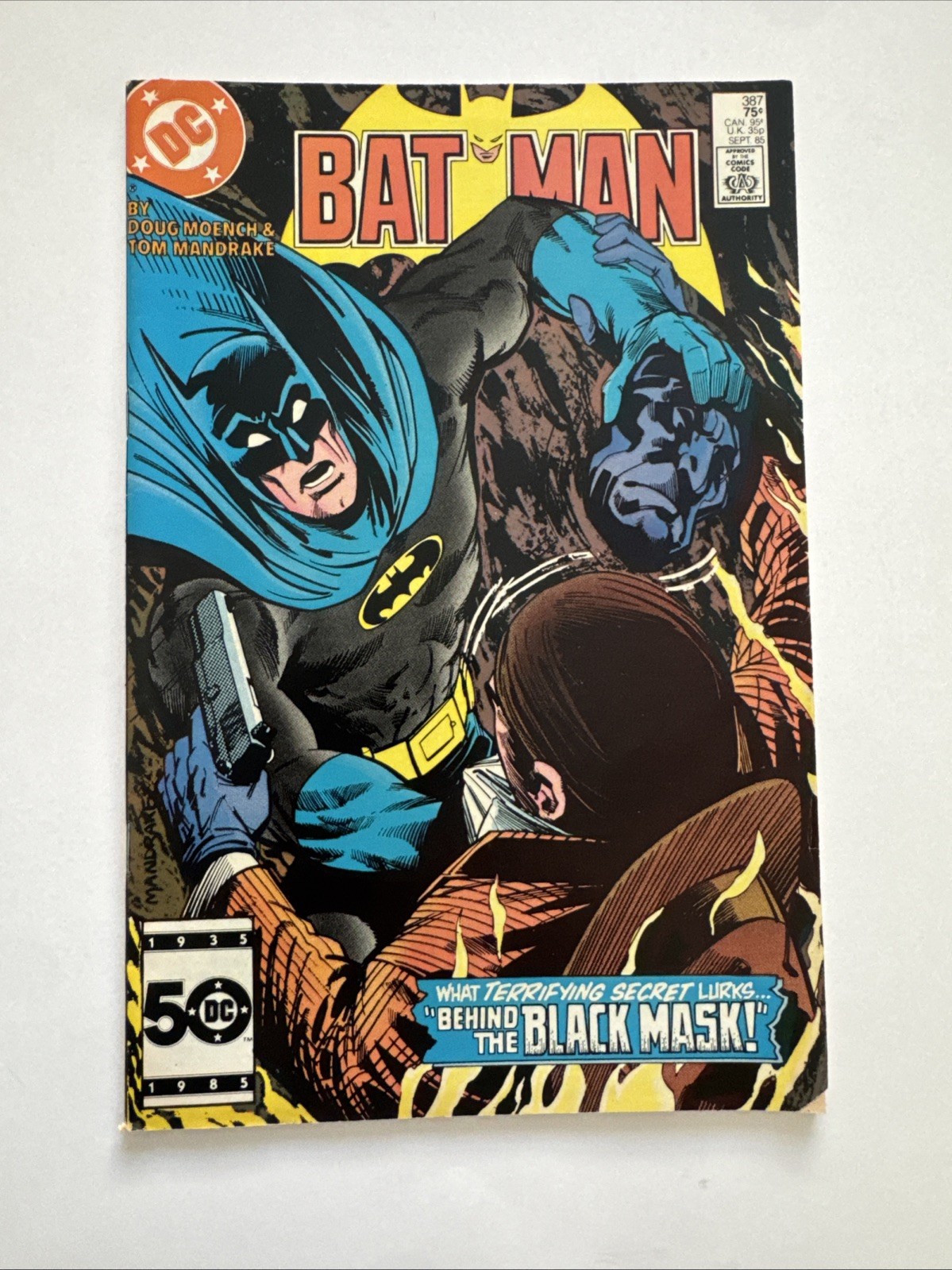 BATMAN 387 NM- M.A.S.K. PREVIEW 2ND BLACK MASK 1985 BATMAN 387 NM- M.A.S.K. PREVIEW 2ND BLACK MASK 1985