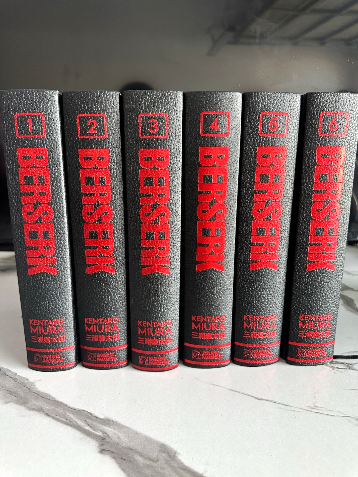 Berserk Deluxe Edition Vol 1-6 Hardcover Manga Lot Kentaro Miura Dark Horse HC