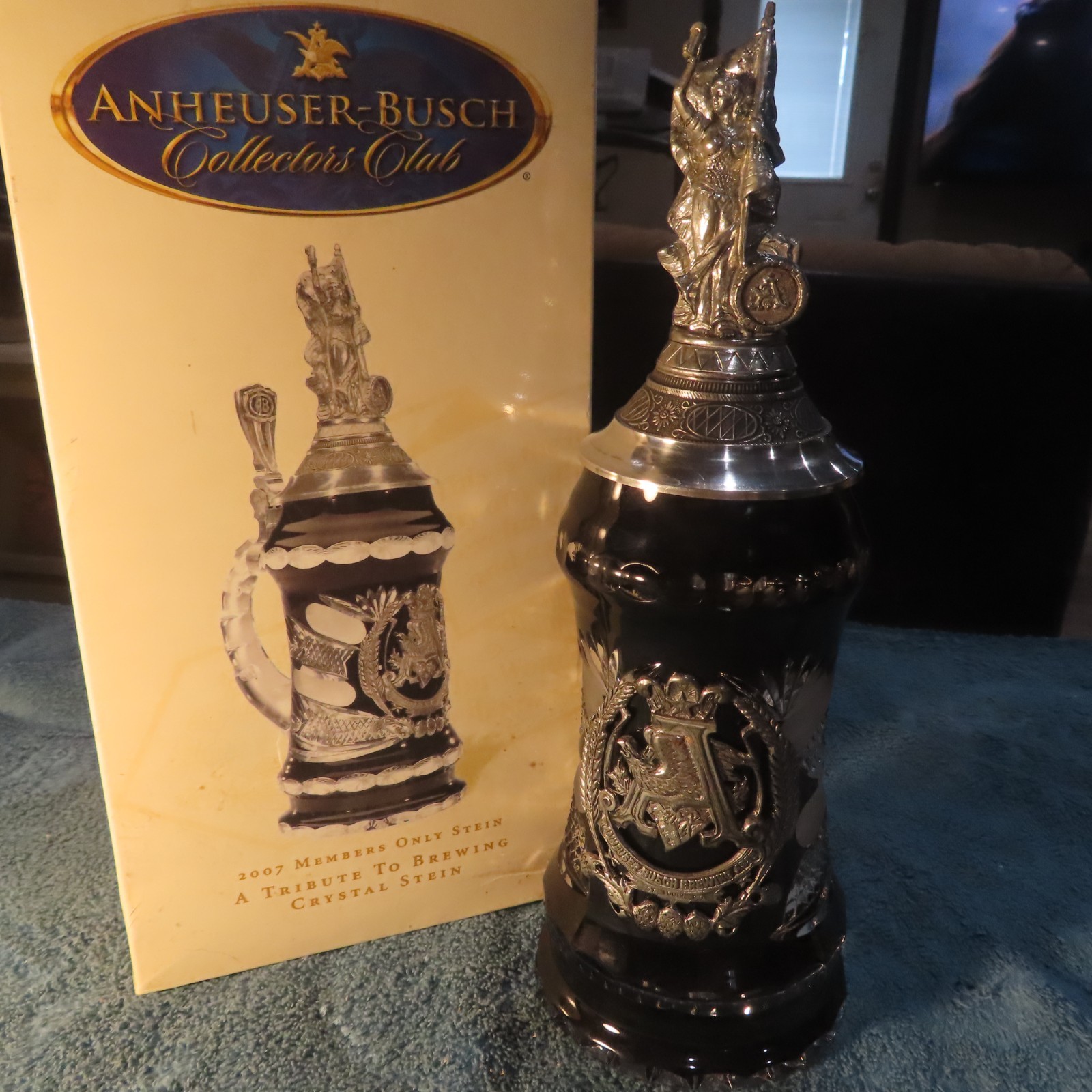 BUDWEISER 2007 CLUB  STEIN ANHEUSER BUSCH