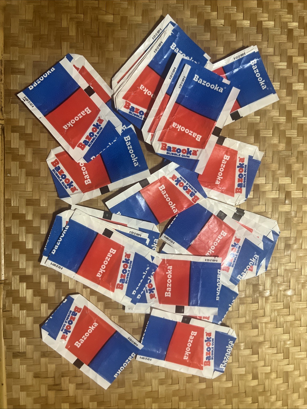 vintage bubble gum wrappers Bazooka