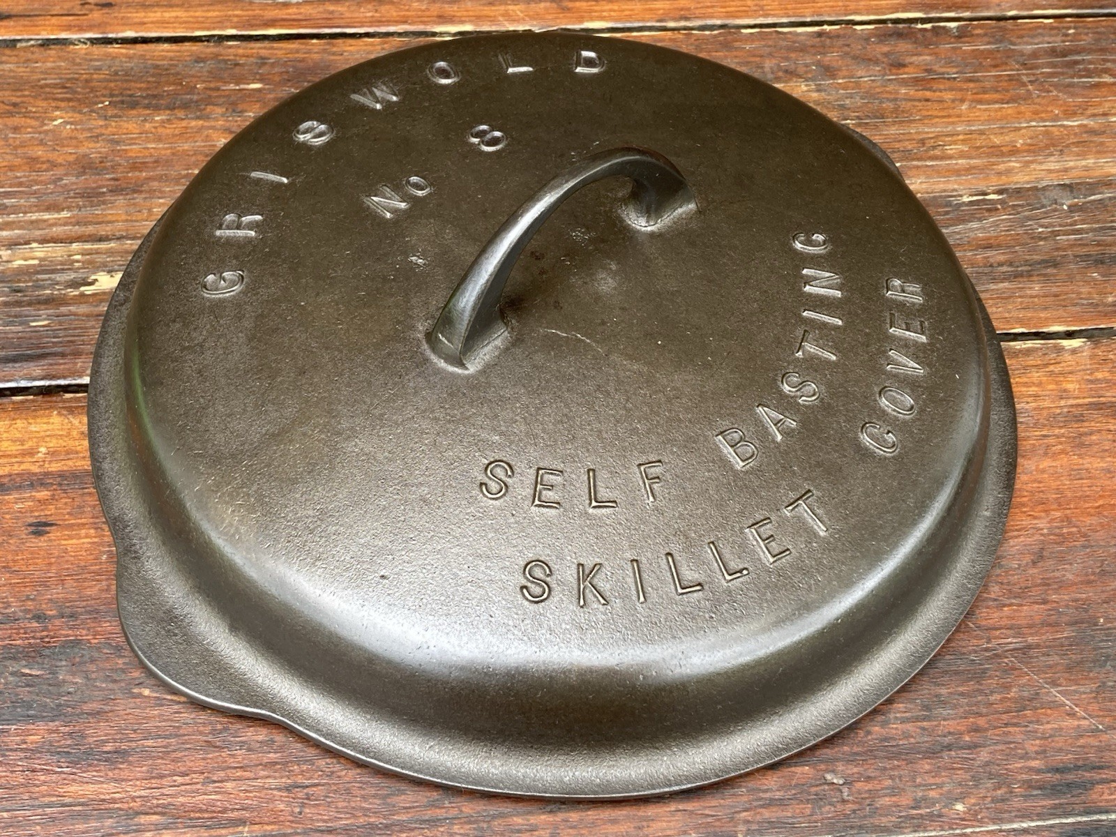 Griswold Cast Iron #8 Fully Marked High Dome Skillet Lid