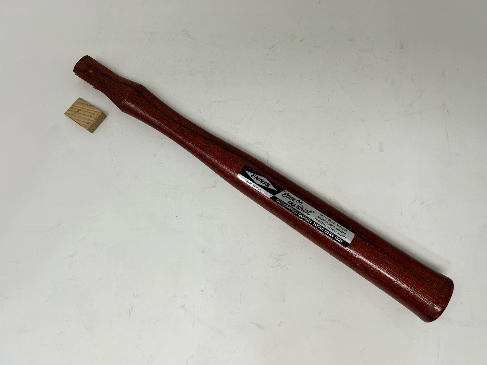 NOS Ennis Co. Replacement Hickory Claw Hammer Handle & Wedges Ball Pein ๐บ๐ธ NOS Ennis Co. Replacement Hickory Claw Hammer Handle & Wedges Ball Pein ๐บ๐ธ