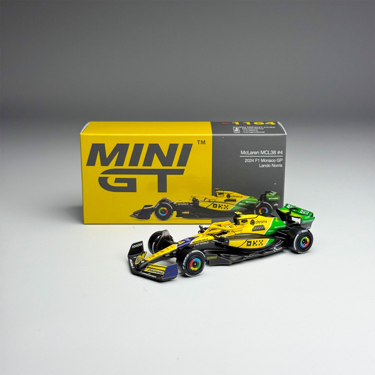 1:64 McLaren MCL38 #4 #81 Piastri Monaco GP Diecast Rare Set