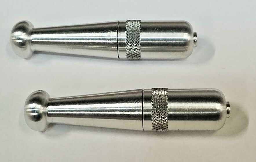 TWO SILVER ZEPPELIN PIPE* MADE IN USA*  SNEAK A TOKE *HIGH QUALITY *