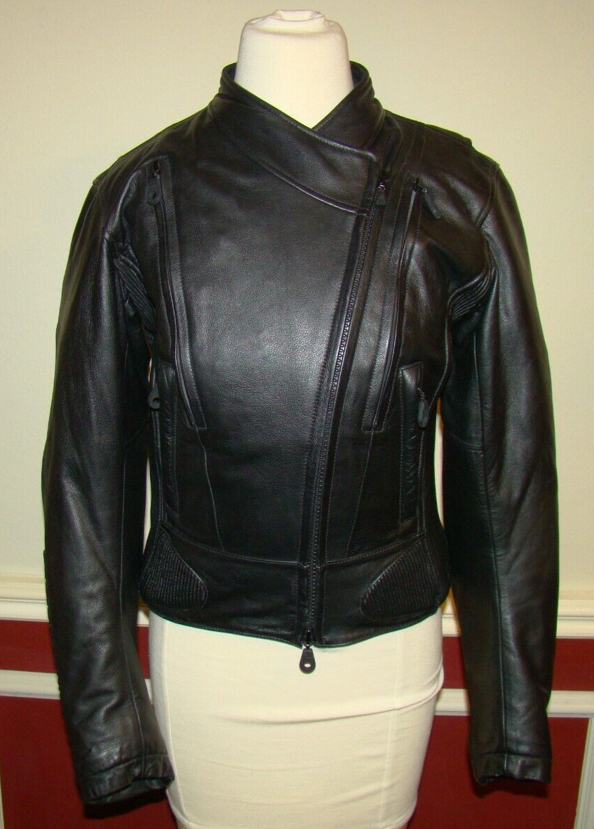 Harley Davidson Woman’s Leather Jacket FXRG Sz-XS W/Heavy Duty Removable Lining