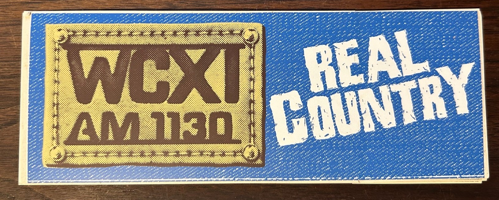 WCXI 1130AM Detroit Real Country Radio Station Sticker