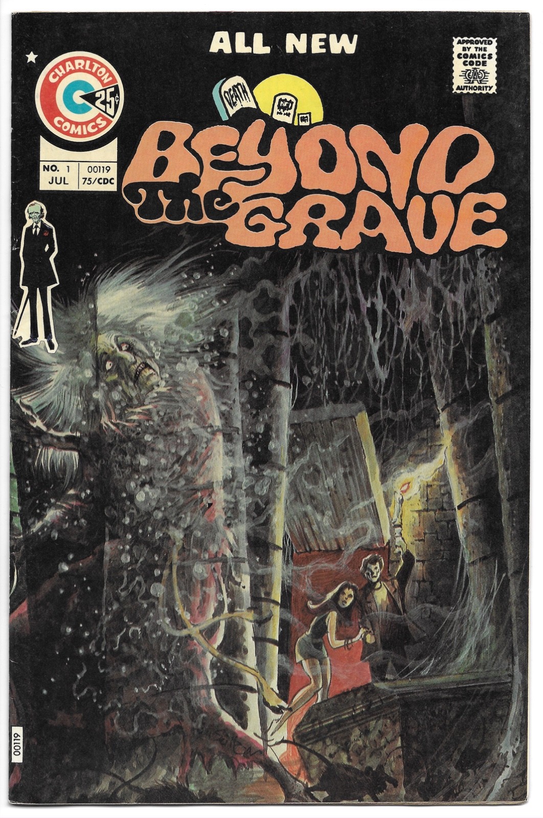 BEYOND THE GRAVE #1 VF+ 8.5 BRONZE AGE CHARLTON STEVE DITKO ART SUTTON COVER BEYOND THE GRAVE #1 VF+ 8.5 BRONZE AGE CHARLTON STEVE DITKO ART SUTTON COVER