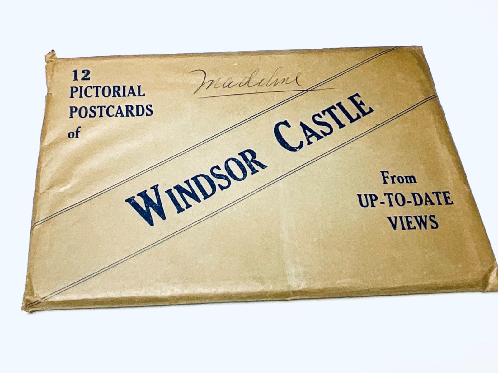 1930s Windsor Castle 12 Pictorial Postcards Complete Set Prince of Wales UK