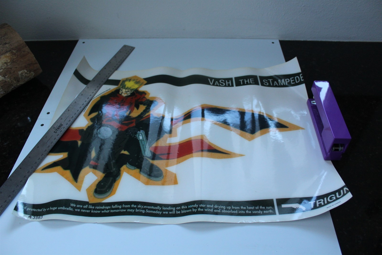 Vintage Trigun Poster Vash The Stampede #3563 Glossy Animation 15\