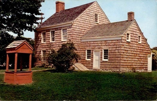History Long Island The Walt Whitman House New York NY Undiv Tomlin Art Postcard