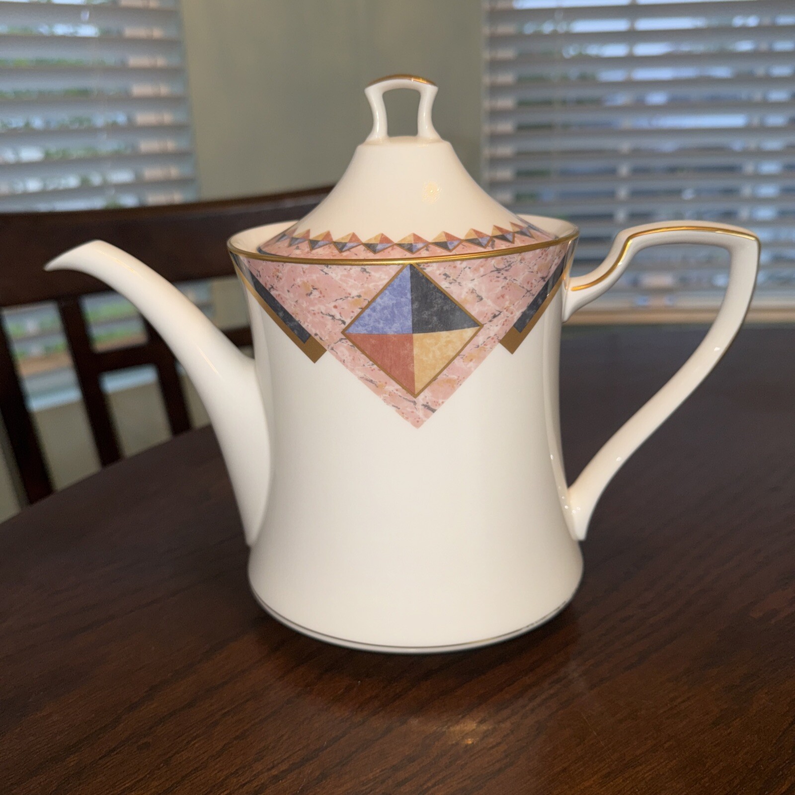 Noritake Fine China Momentum 7734 Teapot with Lid Replacement *READ