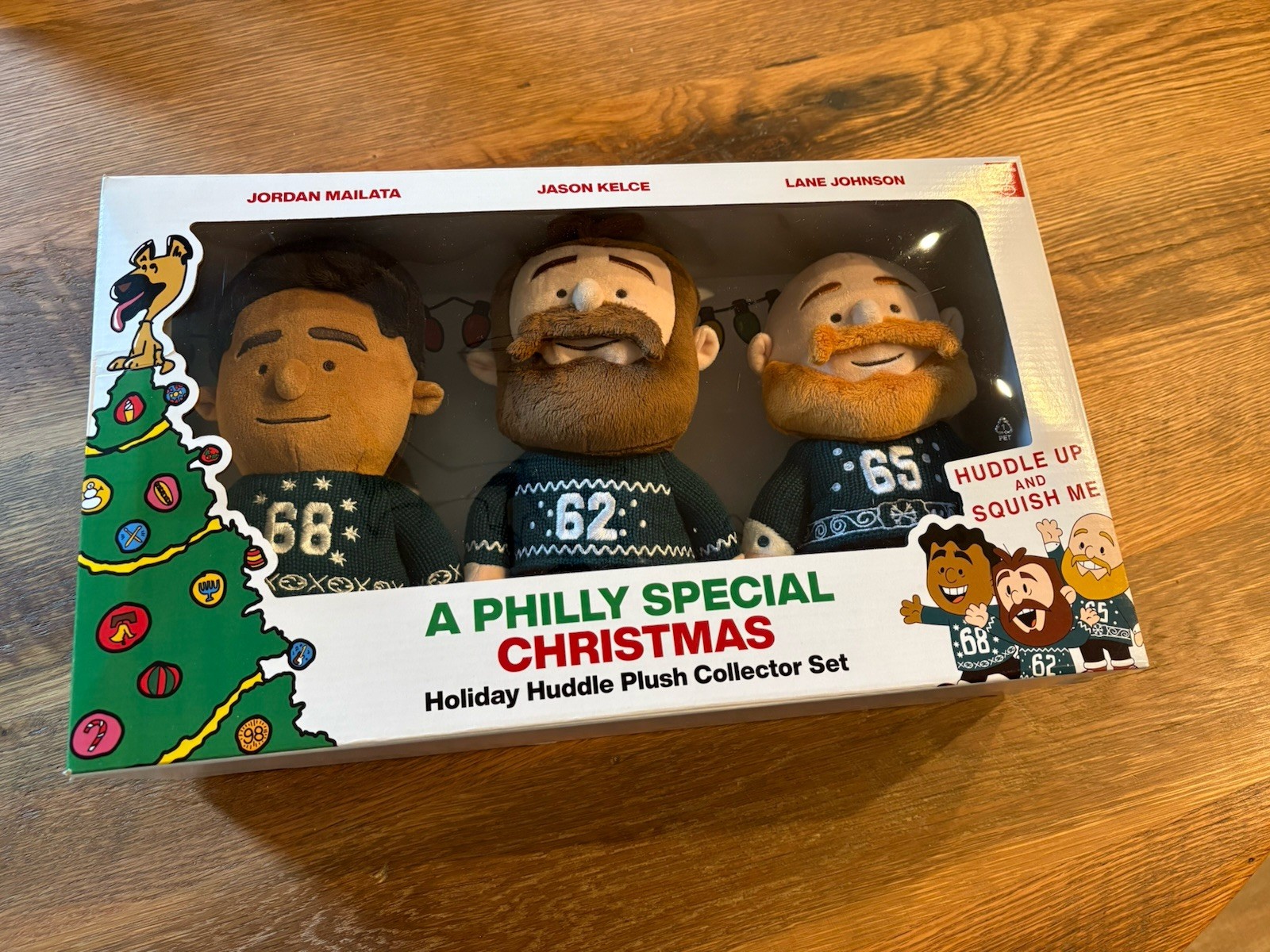 NEW A Philly Special Christmas Holiday Huddle Plush Collector-Jordan,Jason,Lane