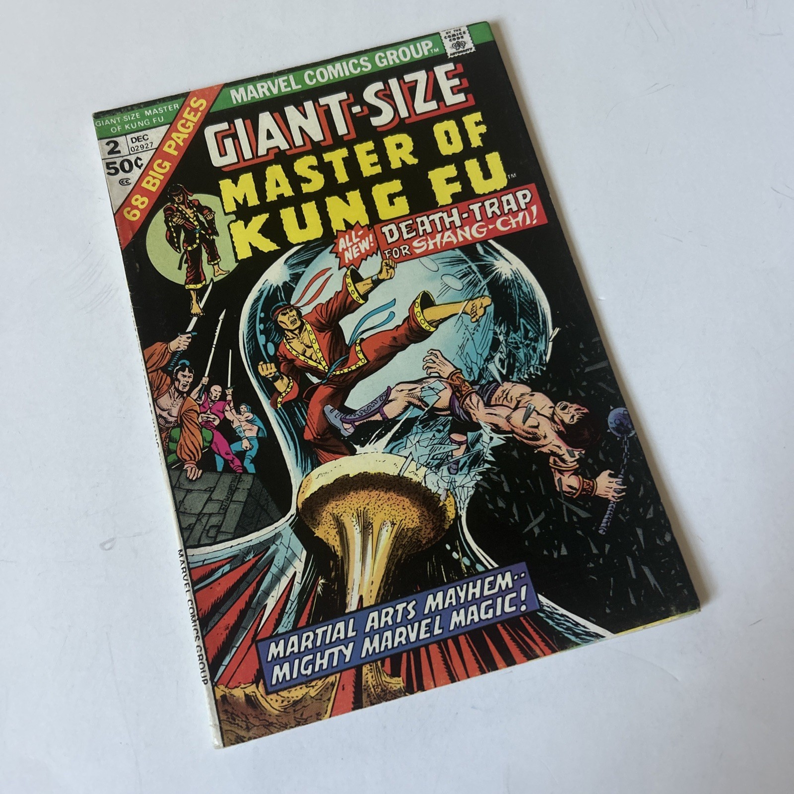 VTG 1974 Marvel Comics Giant Size MASTER OF KUNG FU #2 Death-Trap for Shang-Chi