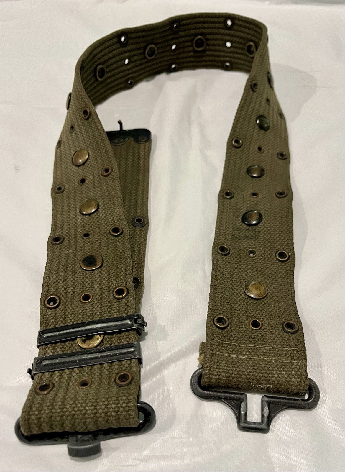 WWI Era U.S. Pistol Belt Brass Hardware US Stamp Good Condition M1910 ?