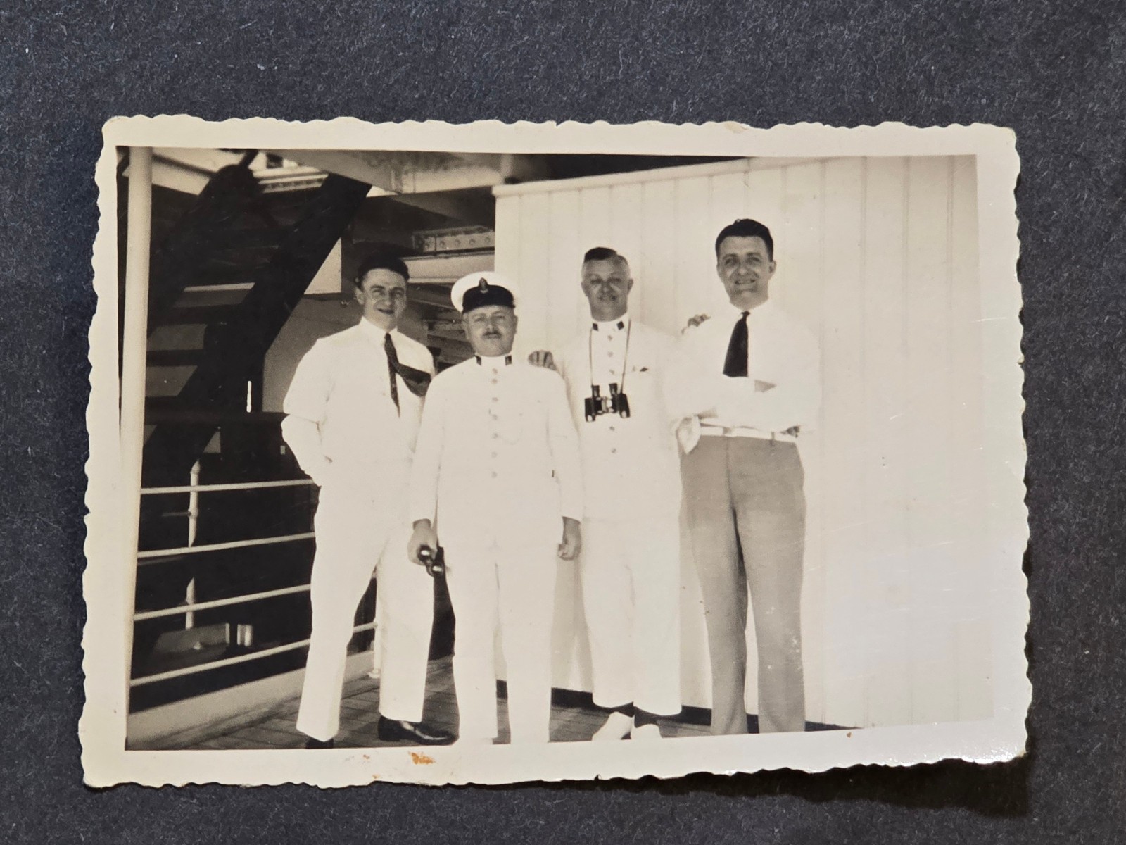 RARE WW2 German Kriegsmarine Navy Sailors Photo Torpedo Crew Named Original
