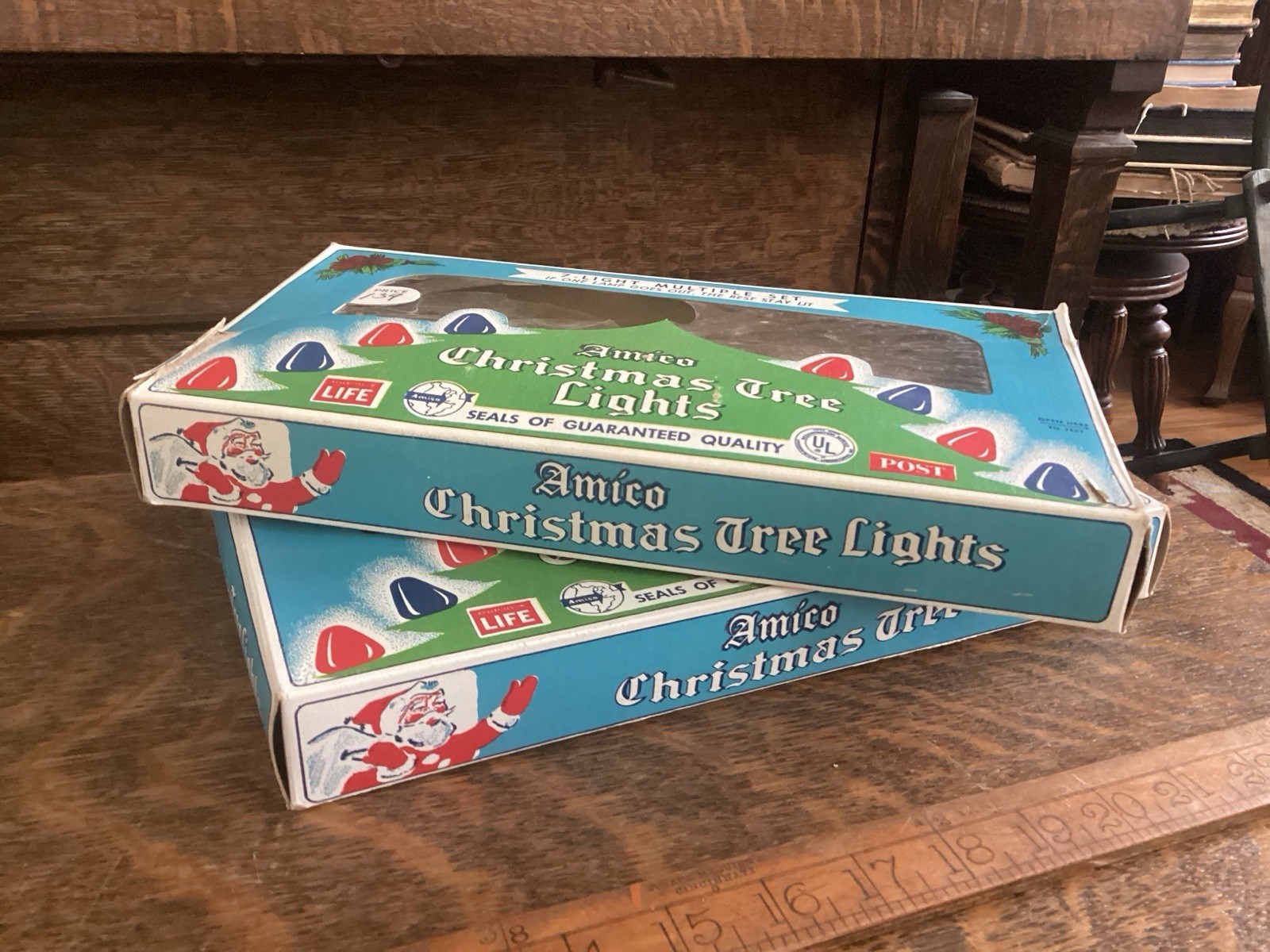 Vintage AMICO Christmas 7 Light C7 Collectors Set