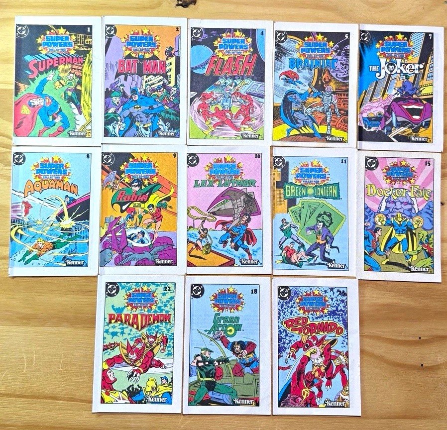 Vintage Kenner DC Super Powers Collection Mini Comics Lot of 13 1984-85