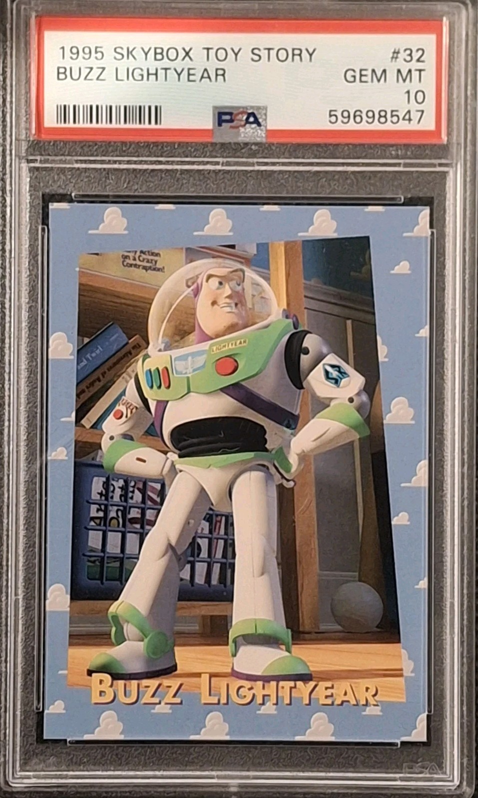 1995 Skybox Toy Story Buzz Lightyear #32 Rookie PSA 10 RARE LOW POP