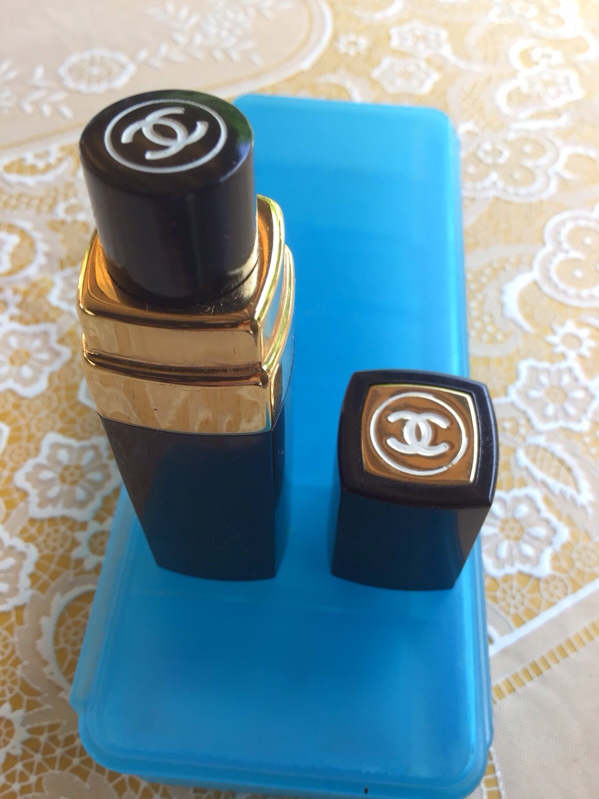 Vintage Chanel No 5 Purse Perfume Extrait Refillable Perfume Bottle .25oz FULL