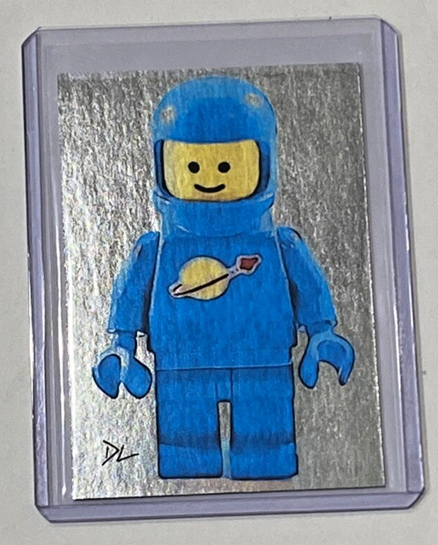 LEGO Space Man Platinum Plated Artist Signed “Established 1949” Trading Card 1/1