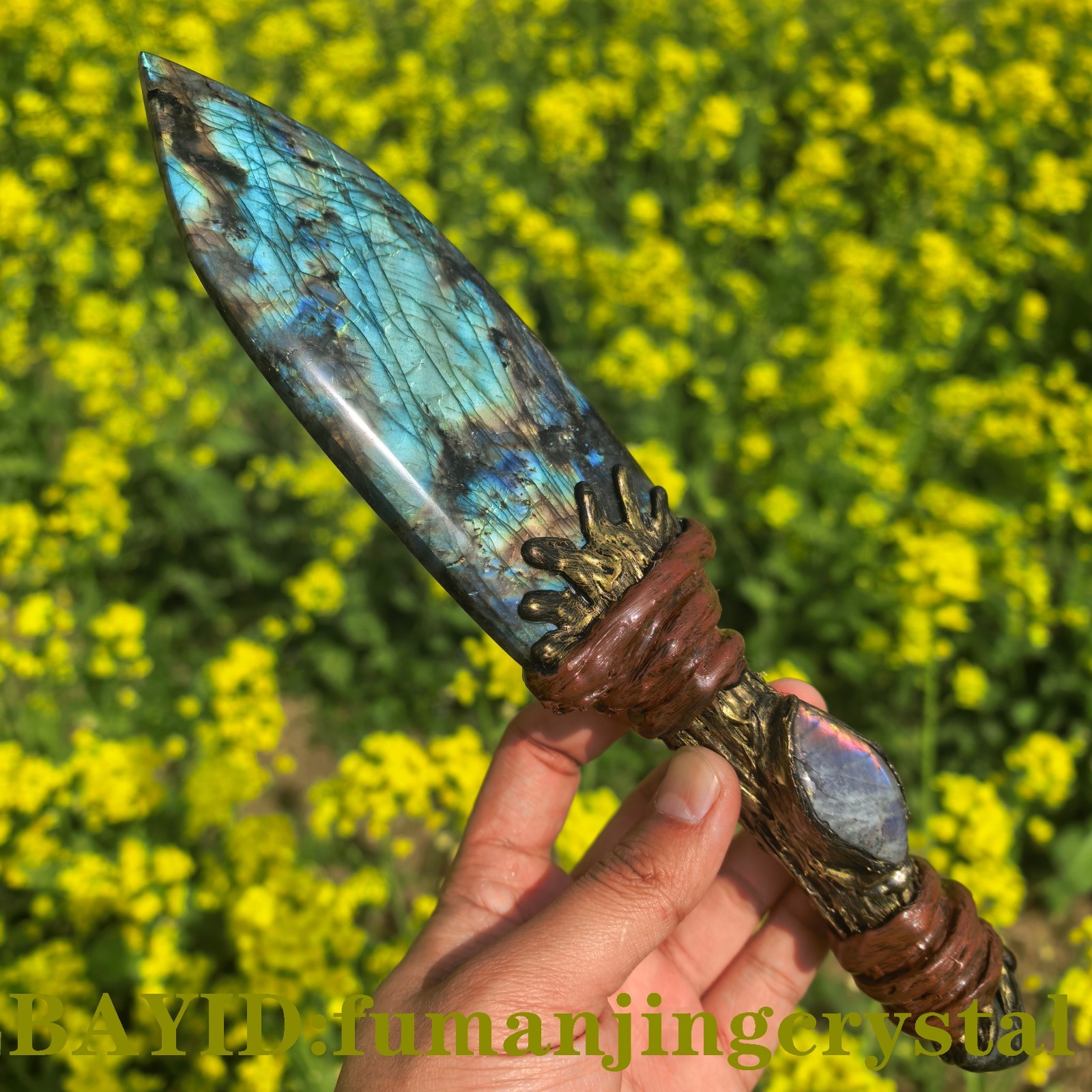 Labradorite Knife , Handmade Carved Crystal Arrows Sorceress Collectible gifts Labradorite Knife , Handmade Carved Crystal Arrows Sorceress Collectible gifts