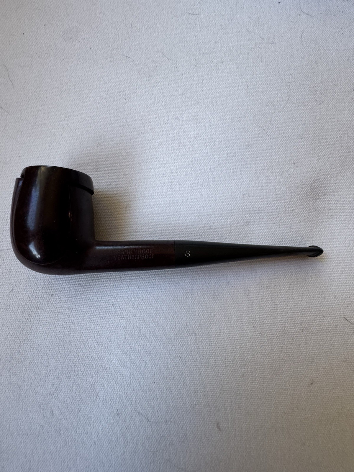 Vintage French Mastercraft Algerian Briar Spark-Proof Hurricane Tobacco Pipe