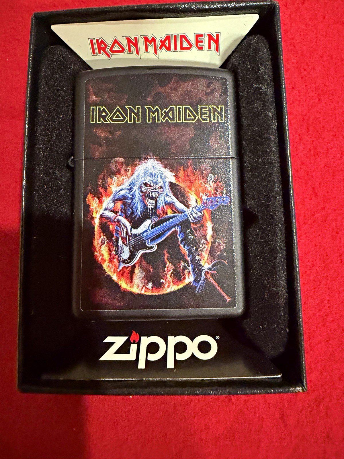 Zippo Iron Maiden Music Lighter 80061 Genuine Zippo Made in USA In Box