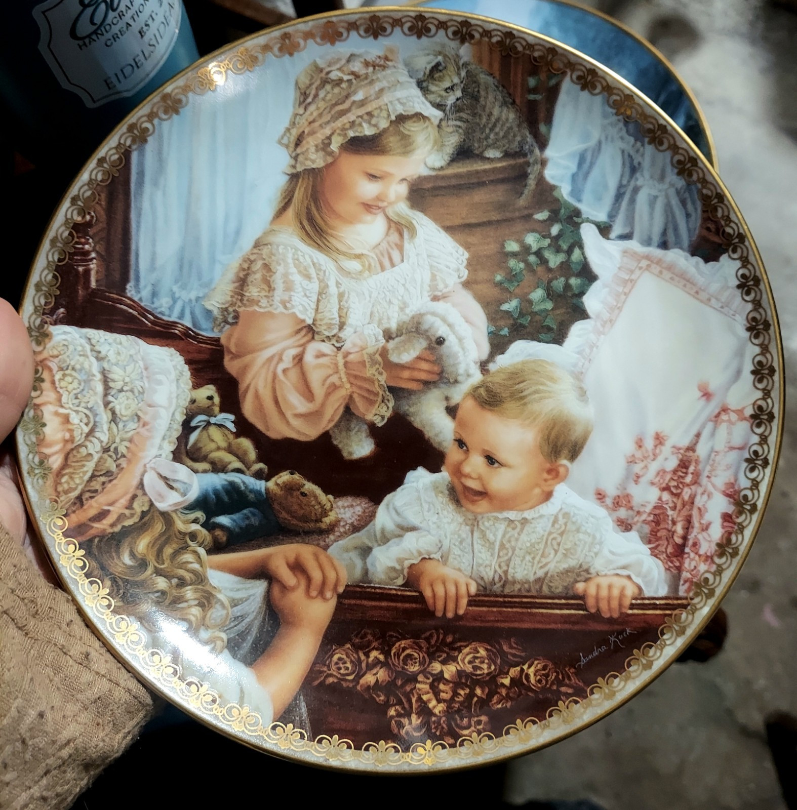 Reco Moments at Home Limited Edition Porcelain Collector Plate Sandra Kuck