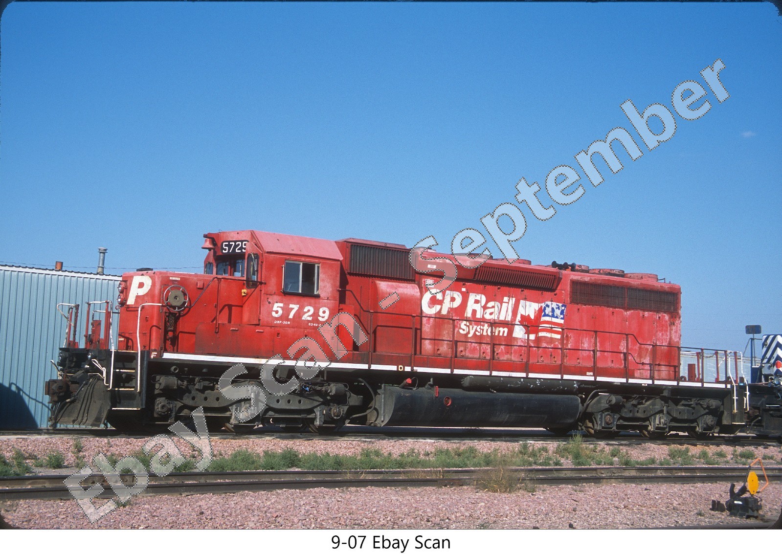 Original Slide-CP (Canadian Pacific) EMD SD40-2 #5729 - \