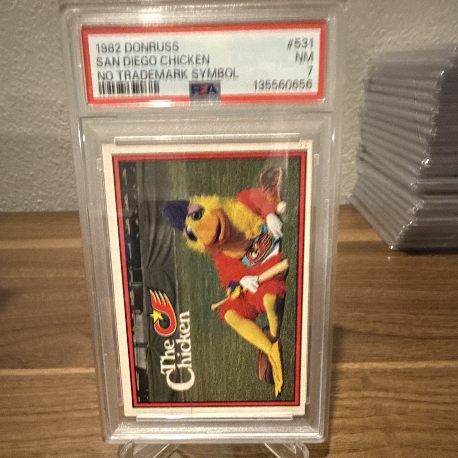 Donruss 1982 San Diego Chicken #531 PSA 7 Non-Sport Trading Card Cert