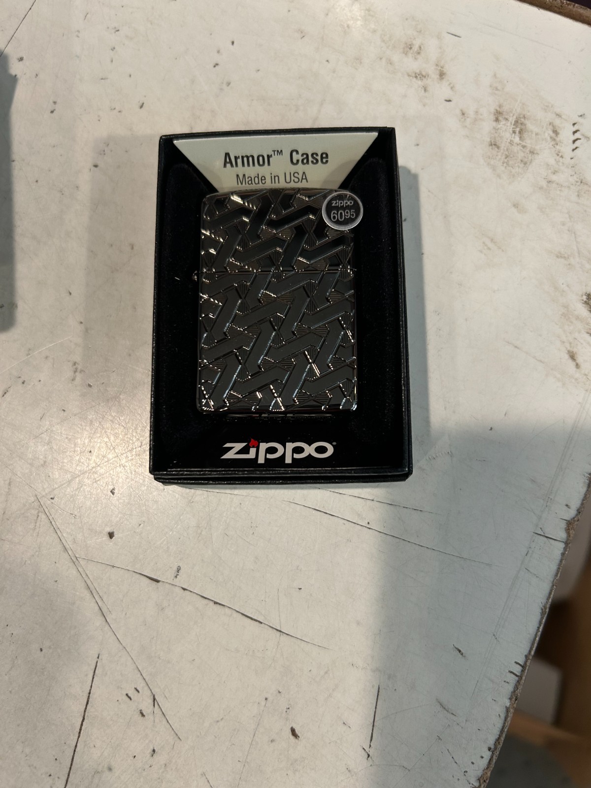Zippo Lighter Geometric Weave Design 49173 New in box Zippo Lighter Geometric Weave Design 49173 New in box