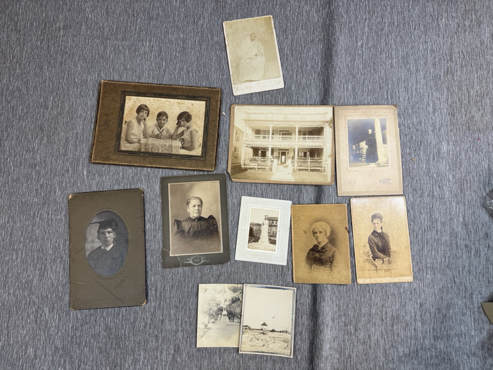 Antique Charleston South Carolina Photograph Lot Cabinet Card Southern House 