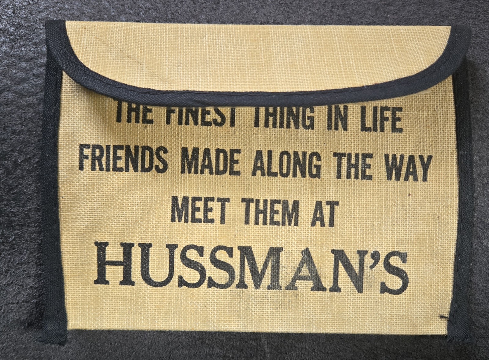 Vintage Hussman's Fishing License Holder From Great Falls Montana 