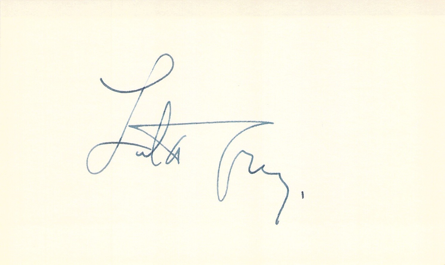 Lita Grey d1995 signed autograph 3x5 Cut Actress Second Wife of Charlie Chaplin