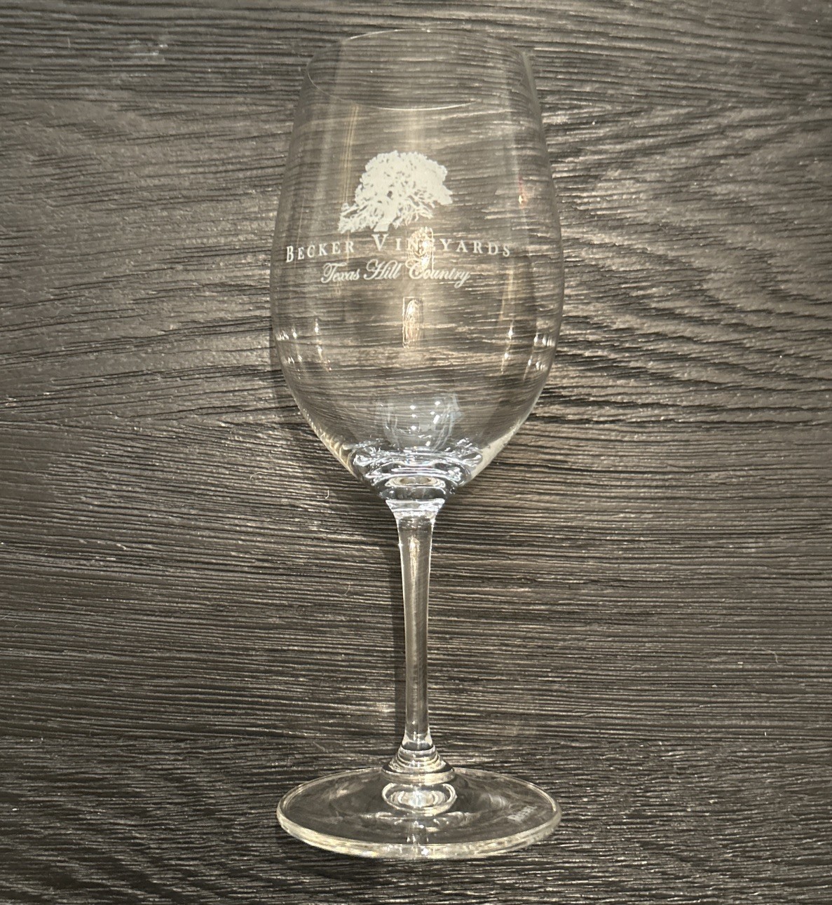 Becker Vineyards Texas Hill Country Schott Zwiesel Crystal Glass 9\