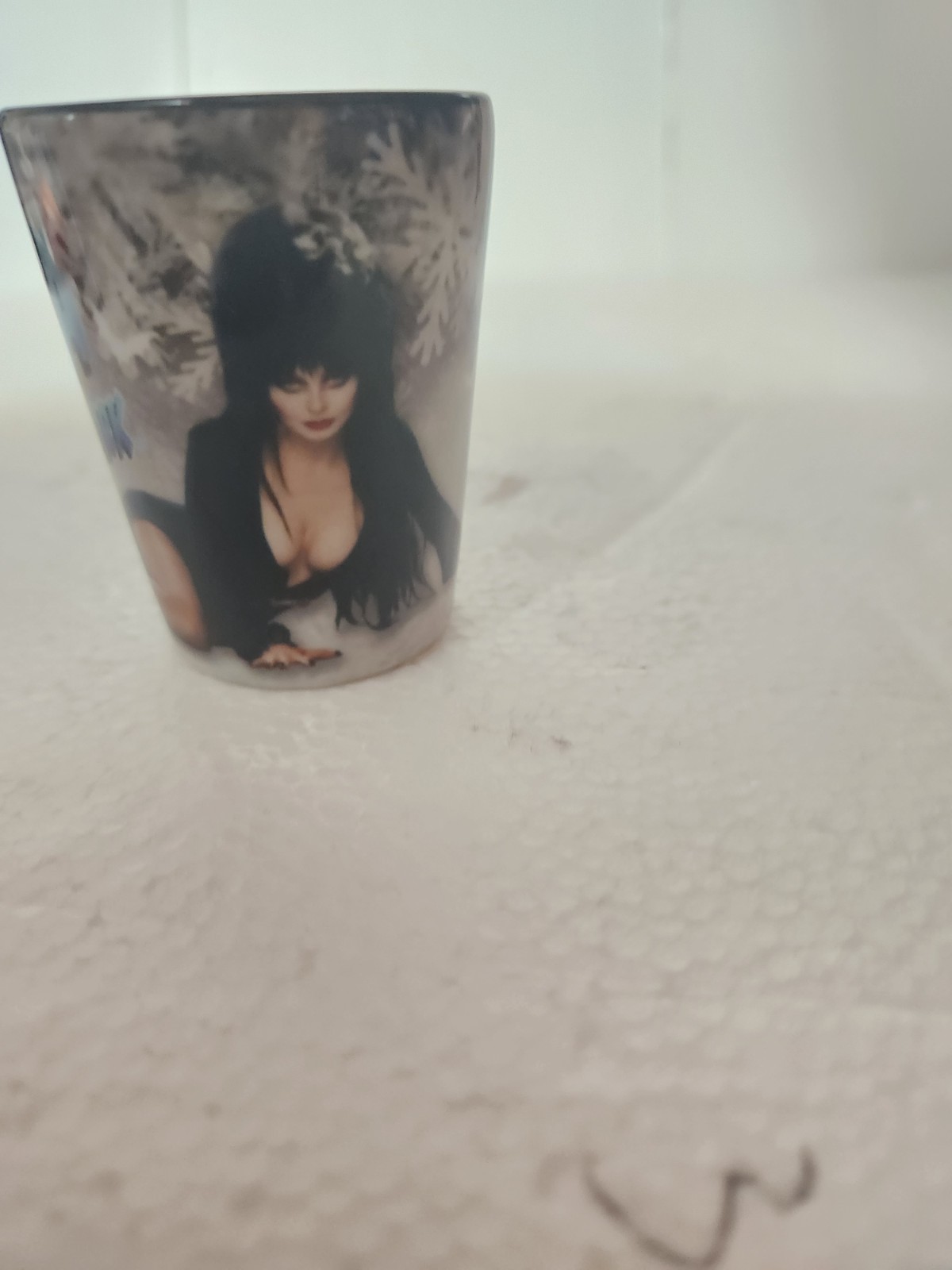 Elvira In Snow Shot Glass.  #205