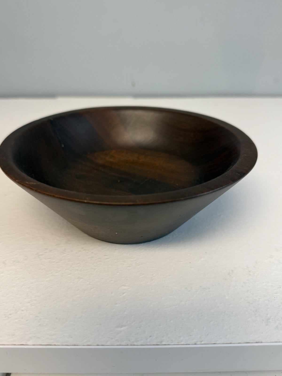 Lebanon Supply Co. South American Walnut Ware Thick Salad Bowl Vintage