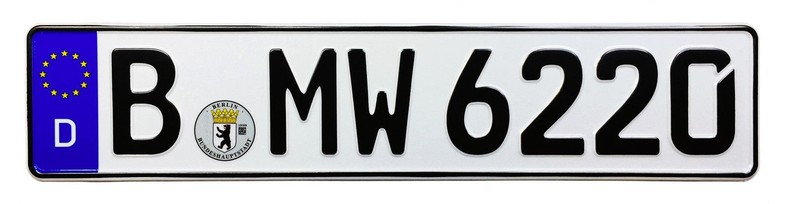 BMW European German License Plate BMW European German License Plate