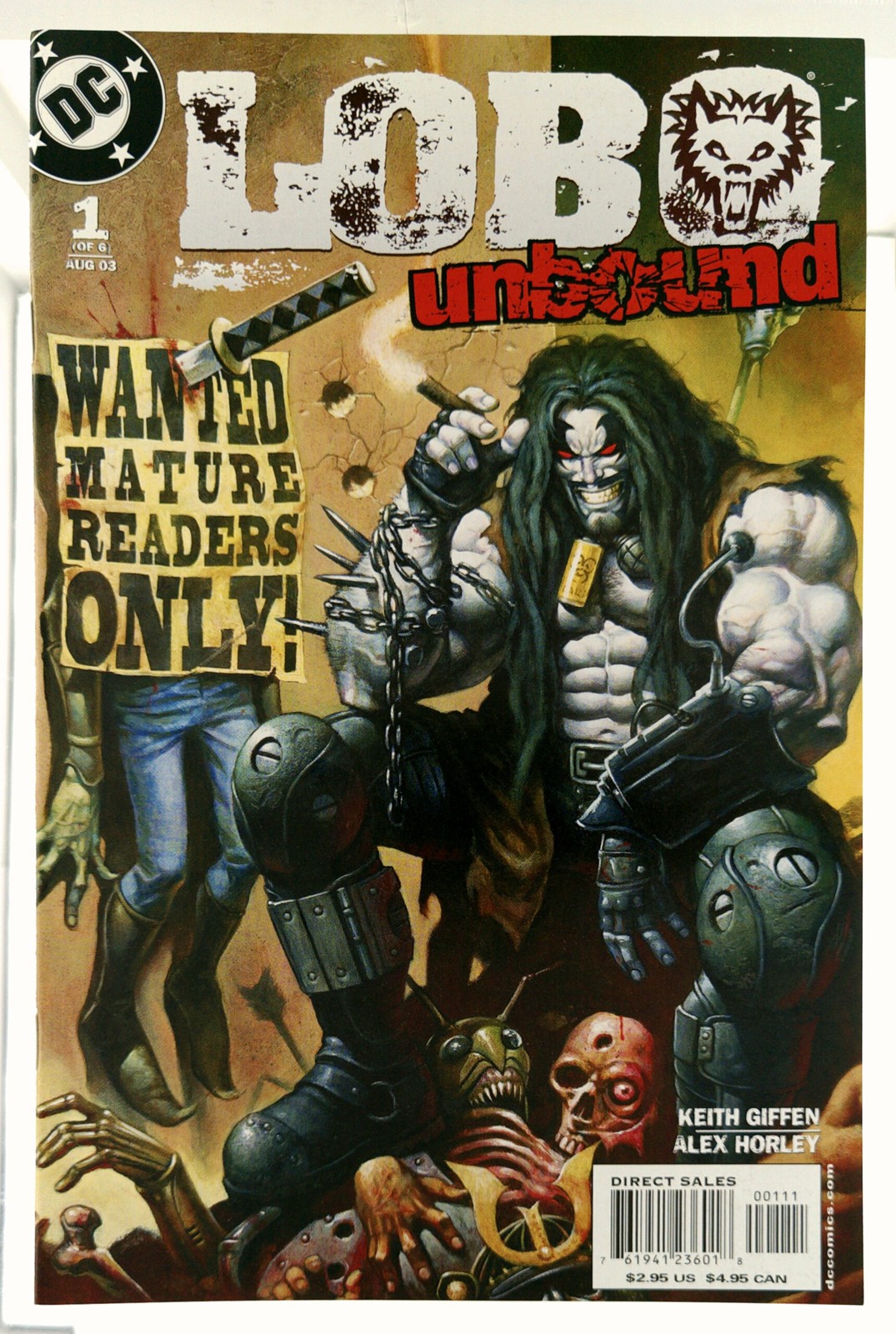 Lobo Unbound #1 2003 DC Comics VF Comic Book Direct