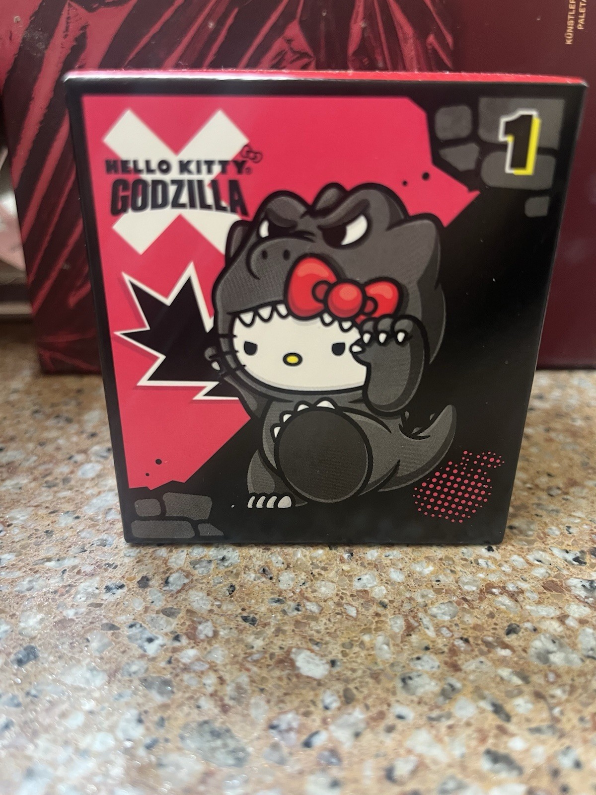 Hello Kitty x Godzilla Collaboration Figurine #1 Plastic, Black/White/Red