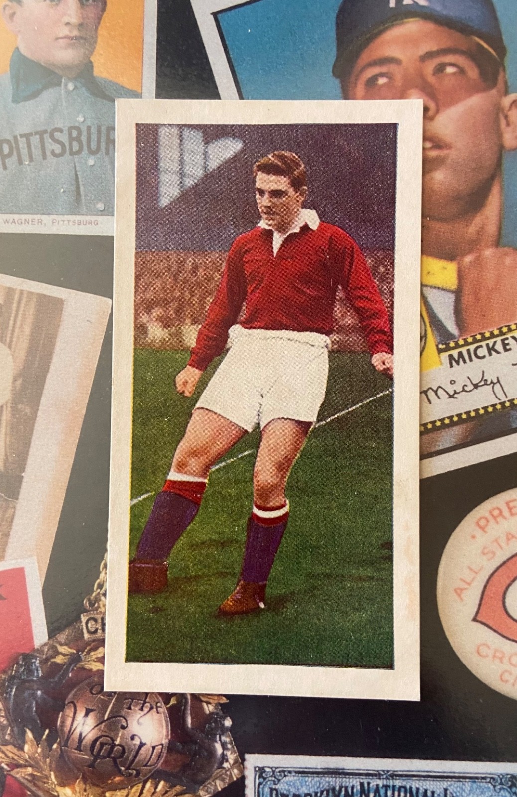1956 Chix Famous Footballers Duncan Edwards #13 Manchester United